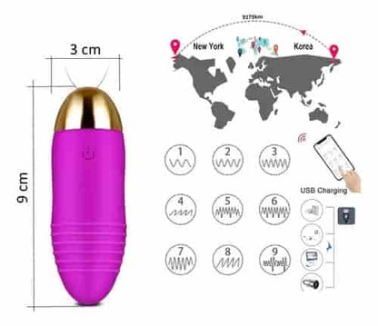 Vibrador con Bluetooth Inalambrico