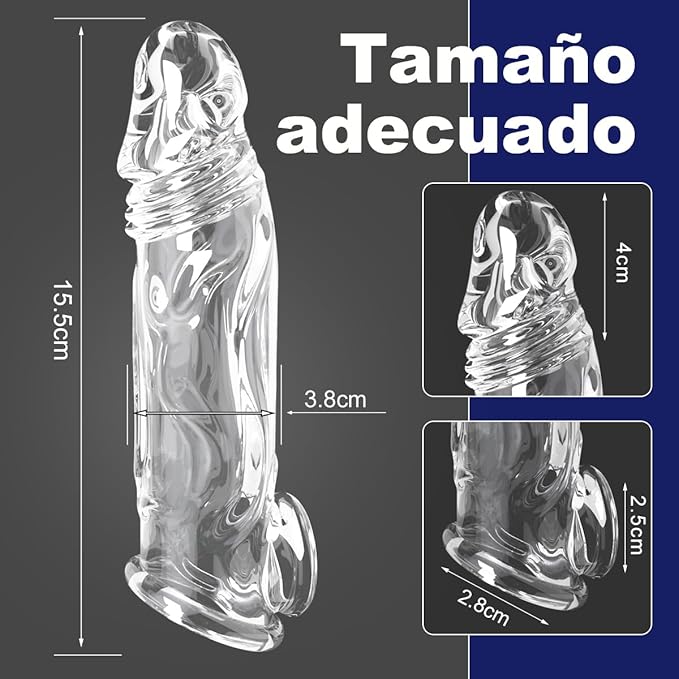 funda extensora de pene de silicona transparente en ecuador