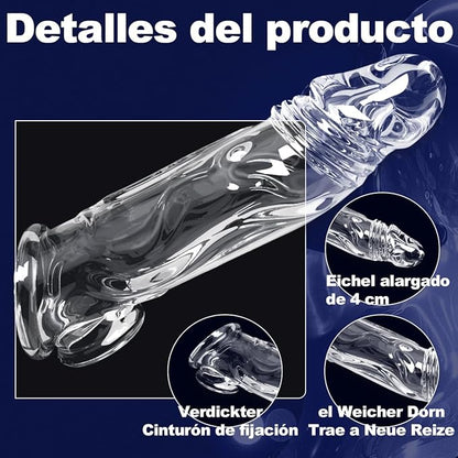 funda extensora de pene de silicona transparente en ecuador