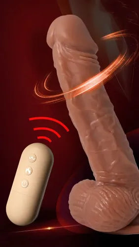 Vibrador a Control Remoto de Silicona Médica Recargable