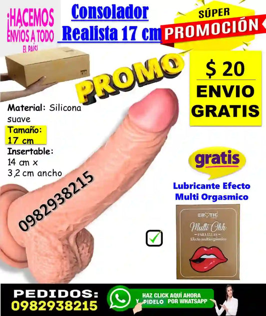 Consolador Realista Juguetes Sexuales