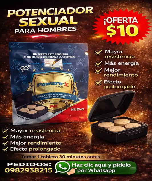 potenciador sexual para hombres powers x gold en ecuador