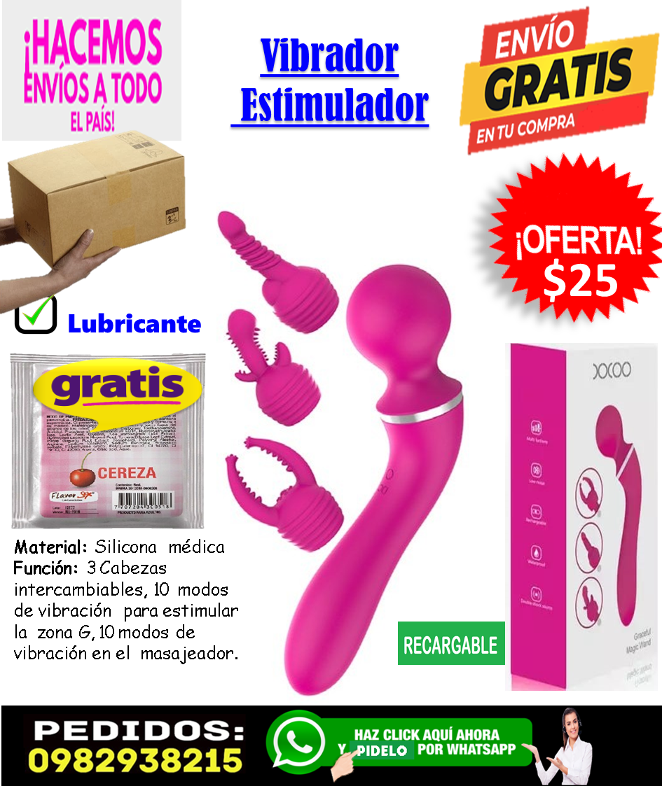 Vibrador con Accesorios