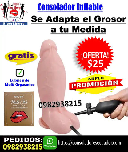 Consolador dildo inflable