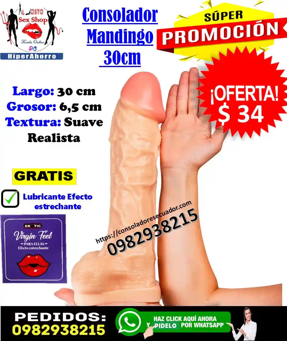 consolador grande mandingo en ecuador