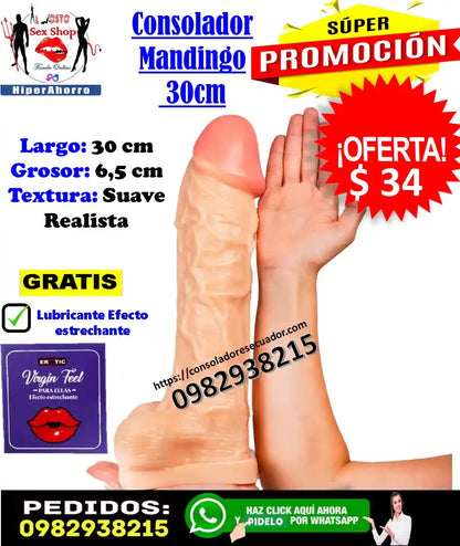 consolador grande mandingo en ecuador