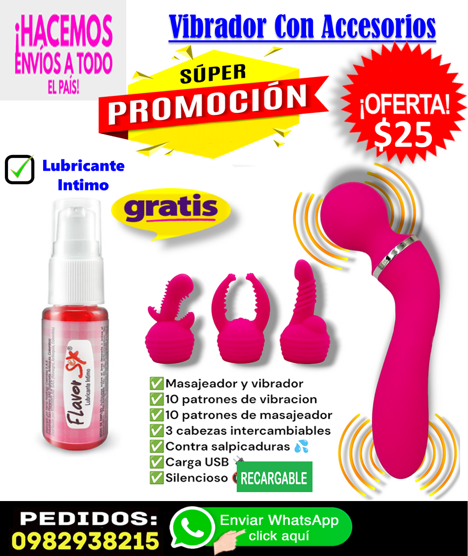 Vibrador con Accesorios