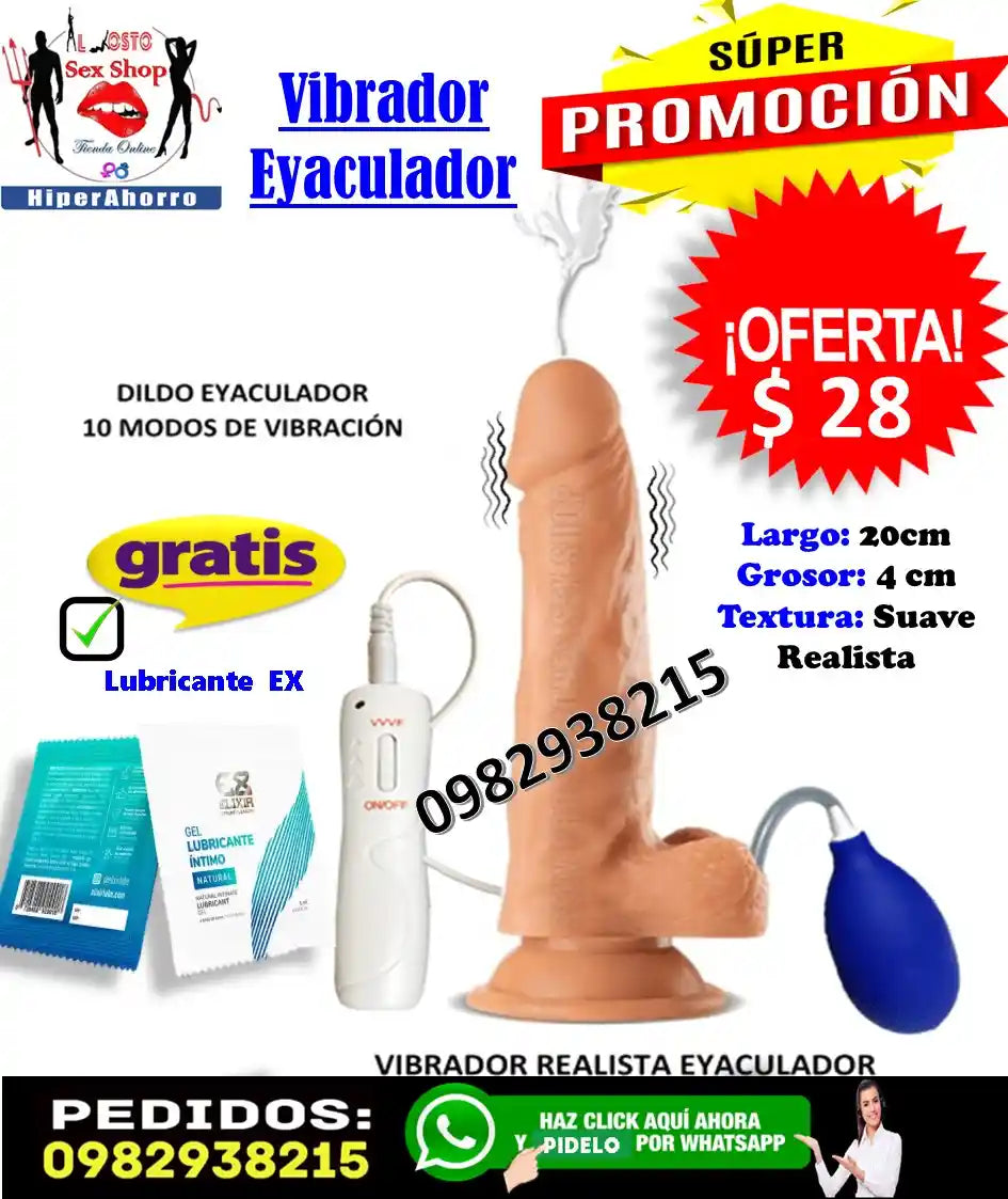 Consolador Eyaculador