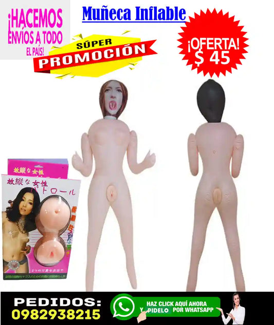Muñeca Inflabe Masturbador para Hombres
