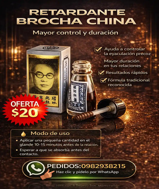 retardante para hombres brocha china en ecuador