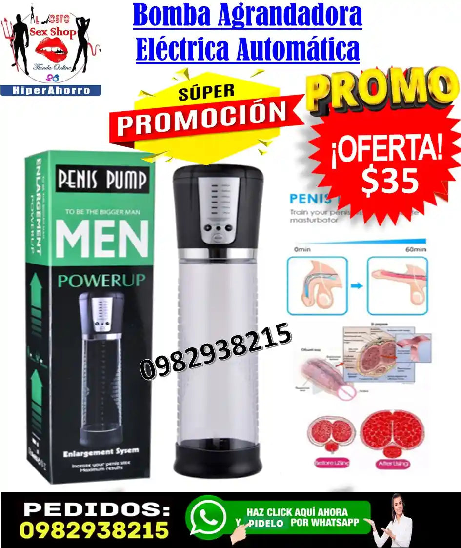 Bomba Agrandadora de Pene Automatica