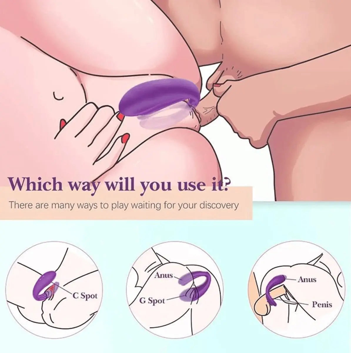 Vibrador Consolador Juguete Sexual